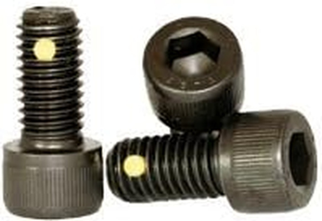 Nylon Pellet Socket Head Cap Screw, 3/8-16 X 3 1/2", Alloy Steel, Black Oxide, Hex Socket (Quantity: 50) Coarse Thread, 3/8 Inch Allen Bolt, Length: 3 1/2 Inch, Partial Thread