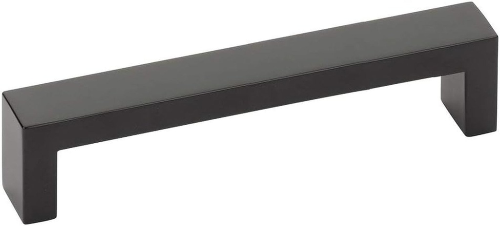 Emtek Keaton Pull Available in 7 Sizes and 6 Finishes - 86716US19 - (Center to Center 5") - Flat Black (US19)