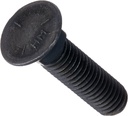 260081 1/2-Inch X 2-Inch Plow Bolts, 50-Pack, Black