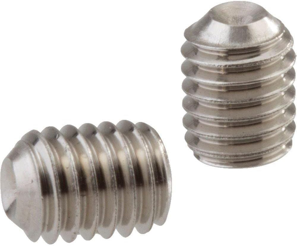 Socket Set Screw, Cup Point, 7/16-20 X 1/2", Stainless Steel, 18-8, Hex Socket Drive (Quantity: 50) Fine Thread, 7/16 Inch Grub/Blind/Allen/Headless Screw, Length: 1/2 Inch