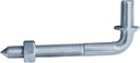 8 Pcs 6-1/2" Wood Post Screw in Lag Screw Hinge - Screw in Hinge for Wood Posts, Wall Etc. - Lag Screw Hinge with 5/8" Pin