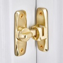 2 Packs Barn Door Latches,90/180 Degree Gate Lock,Zinc Alloy Right Angle Door Lock Latch,Flip Gate Latches Hardware,Door Security Sliding Door Latch Lock Fo Cabinets,Bathroom (Gold)