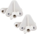 TOYMIS 2 Sets Pontoon Gate Latch Replacement Kit, Pontoon Door Latch Fits 1-1.25Inch Square Frames Boat Latch Lock Pontoon Gate Accessories Suitable for Left & Right Hinged Doors Includes Hardware