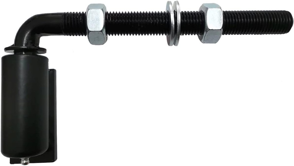 Universal Industrial Heavy Duty 3/4" J-Bolt Gate Hinge Steel Pivot Hinge Welded Hinge for Welding on Larger Iron or Steel Gates, Adjustable 8 1/2" Long Bolts Ball Bearing (Sold as a Single)