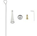 Self Locking Fence Latch Spring Fittings Door Lock Cable Fence Gate Pin Cable Door Opener Suitable for Metal and Wooden Door