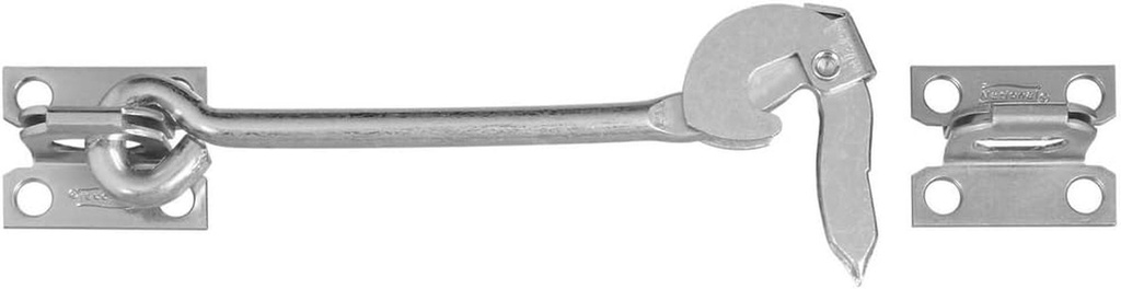 National Hardware N122-622 Safety Gate Hook, 6-Inches, Coated with Weatherguard Protection, Zinc-Plated