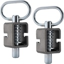 Weld-On Spring Latch Lock, Heavy Duty Spring Loaded Latch Assembly Universal for Utility Trailer Gate Spring Latch, Pack of 2