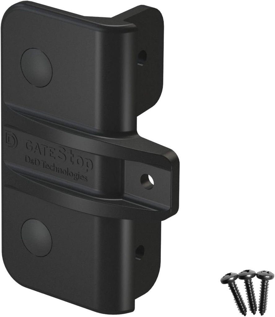 D&D Technologies TCGS3S Gate Stop, Damage Protection Bumper Reduces Sound from Closing Metal Gates, for Any Square Gate, 1 Count