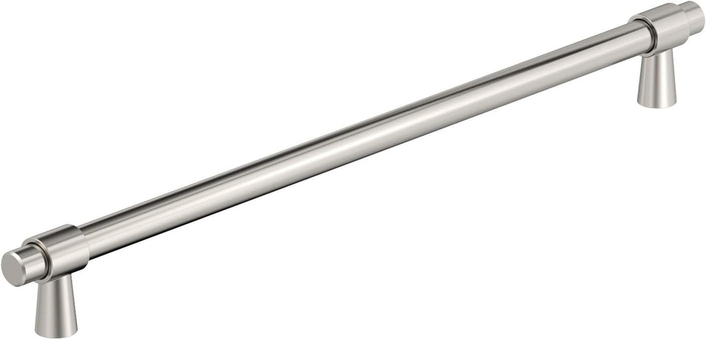 Amerock BP54036PN | Destine 18 Inch (457Mm) Center-To-Center Polished Nickel Appliance Pull | Kitchen Cabinet Hardware | Furniture Hardware | Drawer Handle