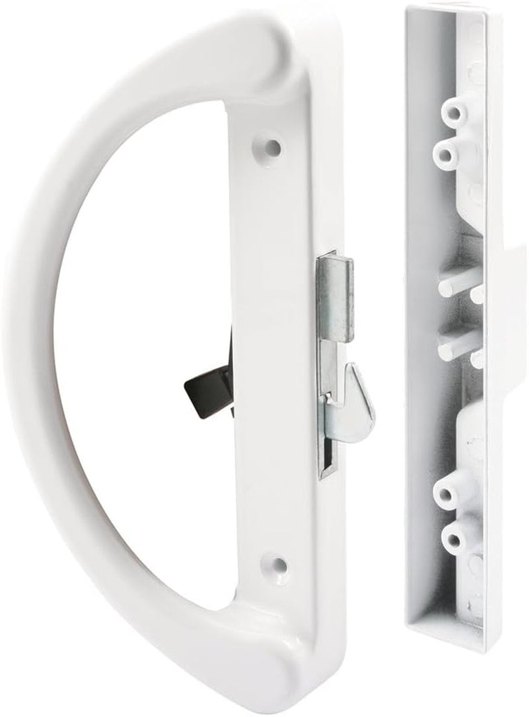 Prime-Line C 1253 Sliding Door Handle, Single Pack, White