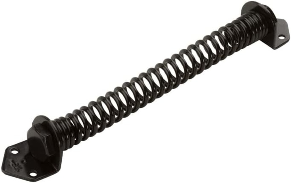 National Hardware N165-498 Door & Gate Spring, 11-Inches, Coated with Weatherguard Protection, Black