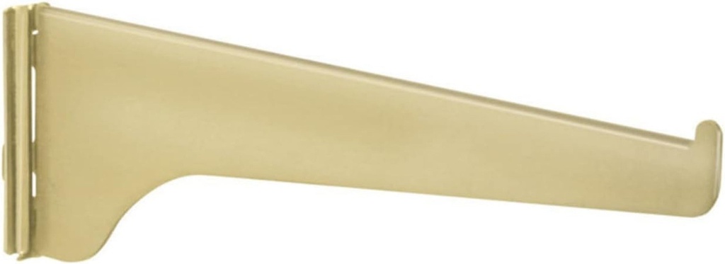 Knape & Vogt 180BR 8" 8" Brass Shelf Brackets