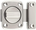 Alise Gate Latch Slide Bolt Latches Lock,Safety Double Sided Gate Hardware,Ms220U Brushed Finish
