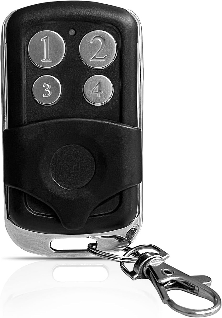 Gate Opener Remote Control Transmitter for Automatic Gate Opener Hardware Control Remote Security Gate Controller with Keychain Electric Rolling Driveway Gate Opener Closer Security Kit Remote