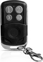 Gate Opener Remote Control Transmitter for Automatic Gate Opener Hardware Control Remote Security Gate Controller with Keychain Electric Rolling Driveway Gate Opener Closer Security Kit Remote