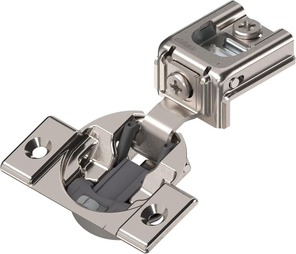 Blum, Compact Blumotion 39C (New Bmn) Hinge & Plate, for 1" Overlay, Wraparound, Screw-On, 10-Pack