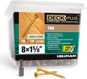 Deck plus 48412 Wood Screws #8 X 1-5/8", Tan, 5Lb Box