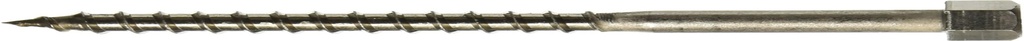 832086 1/2 X 4-Inch Stainless Steel Hex Lag Screw, 25-Pack, 4 Inches, No Color