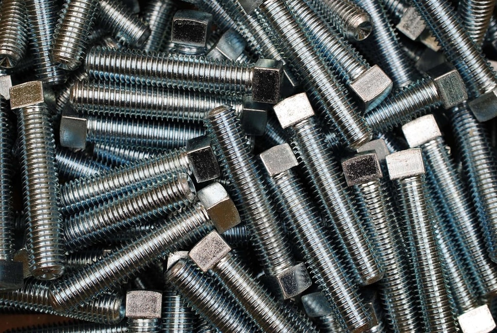 (20) Square Head Set Screw 5/8-11 X 3 Zinc Plated 9/16" Sq Cup Point