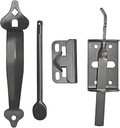 Nuvo Iron TL6BLK Black Galvanized Steel 6" Thumb Hardware Gate Latch