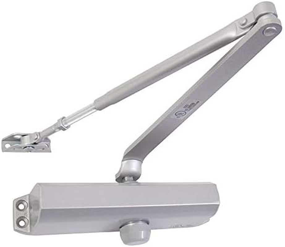 9505A Aluminum #5 Door Closer with Dual Valve for 48" Doors, 187-264LBS