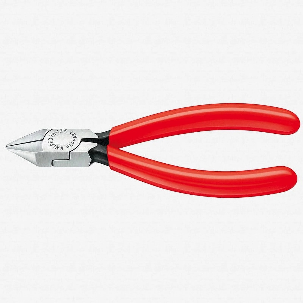 KNIPEX Tools 76 81 125 Electronics Diagonal Cutters with Tapered Head