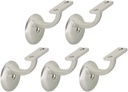 Design House 182030 Jumbo Handrail Bracket, 5-Pack, Satin Nickel, 5 Count