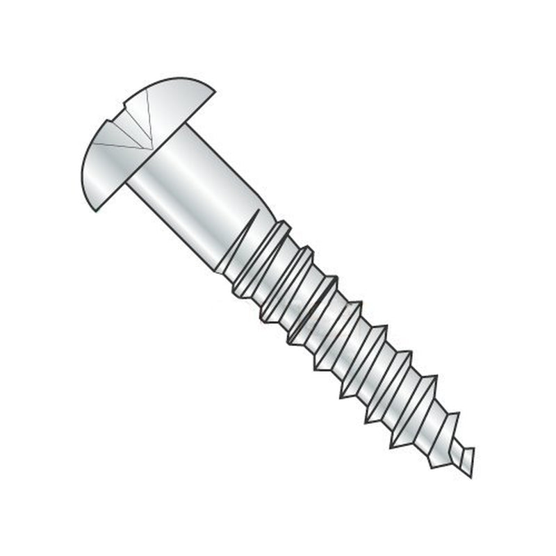 #6 X 2" Wood Screws/Phillips/Round Head/Steel/Zinc (Carton: 2,000 Pcs)