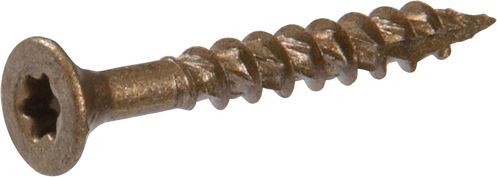 Hillman 967730 Power Pro Outdoor Wood Screw, 8 X 1 1/4-Inch, 6000 Pack