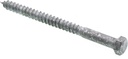 Prime-Line 9056505 Hex Lag Screws, 3/8 In. X 5 In., A307 Grade a Hot Dip Galvanized Steel (50 Pack)