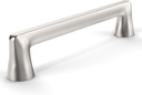 20 Pack 5 Inch(128Mm) Black Kitchen Cabinet Handles, Brushed Nickel Drawer Pulls, Ideal for Cabinet,Drawer,Cupboard and Wardrobe