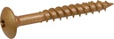 Power Pro 47872 Lag Screws, 1/4" X 1-1/2", Star Drive Construction Lag Screws, Rust Resistant, Ceramic Coated Bronze, 5Lb Tub, 375 Pcs