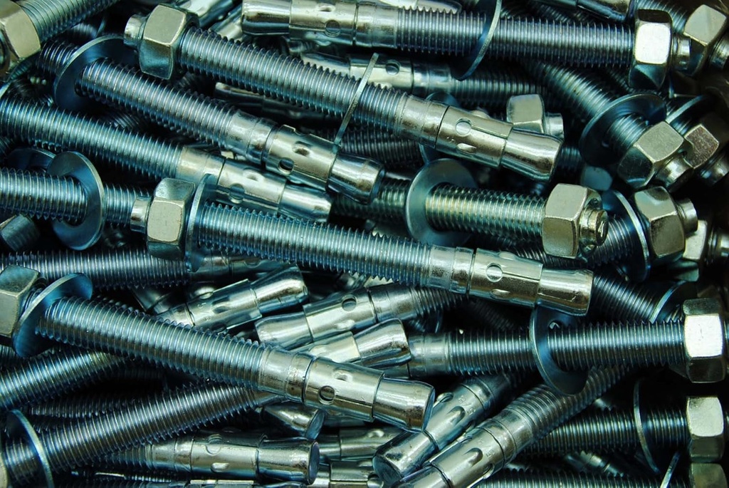 (10) Concrete Wedge Anchor Bolts 5/8 X 6 Includes Nuts & Washers