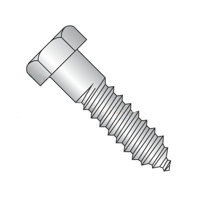 5/8 X 24" Hex Lag Screws Hot Dipped Galvanized Steel (Quantity: 5) - 5/8-5 X 24"