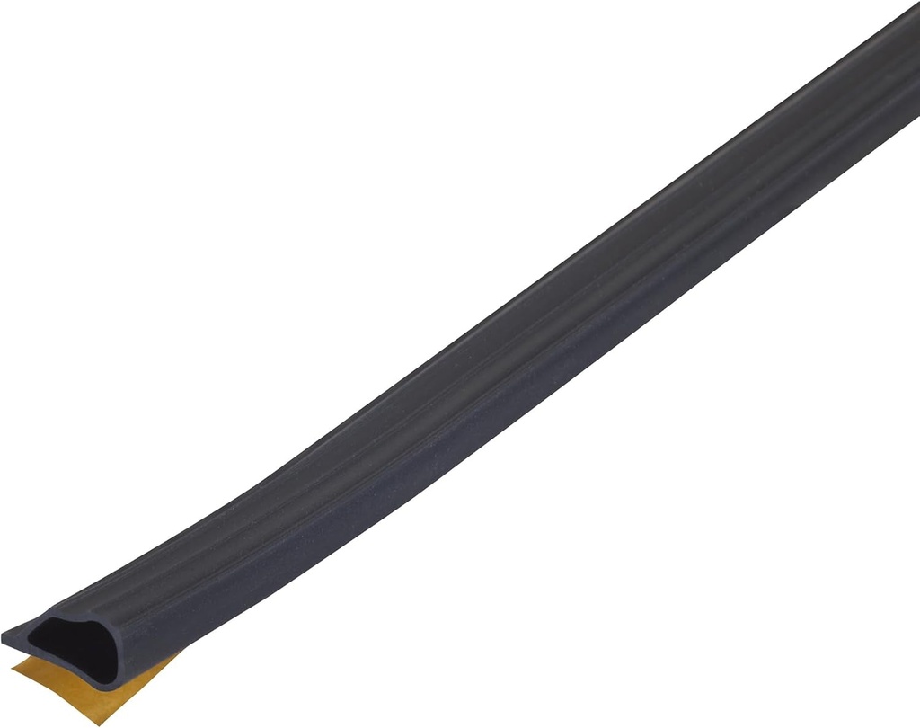 M-D Building Products 68668 Highly Durable Silicone Rubber Gasket Seal for Doors and Windows, Flexible in Extreme Temperatures, Ideal for Indoor and Outdoor Use, No Hardware Required (Black) (20 Ft)