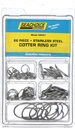 Seachoice Stainless Steel Cotter Ring Kit, 66 Piece, All Popular Sizes
