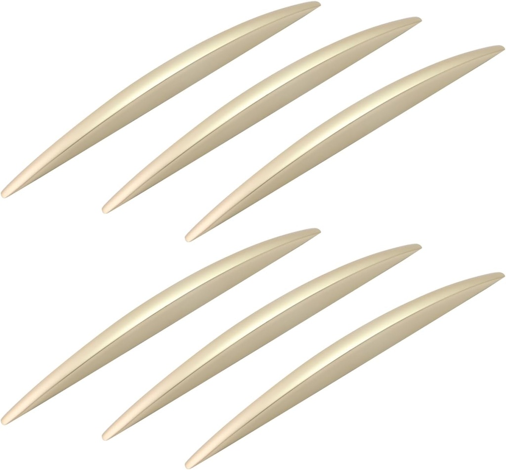 Modern Cabinet Pulls,7.56 Inch(192Mm) Hole Centers Light Gold Kitchen Cabinet Handles,Cabinet Handles, Drawer Pulls, Door Pulls, Kitchen Cupboard Handle,Pack of 4