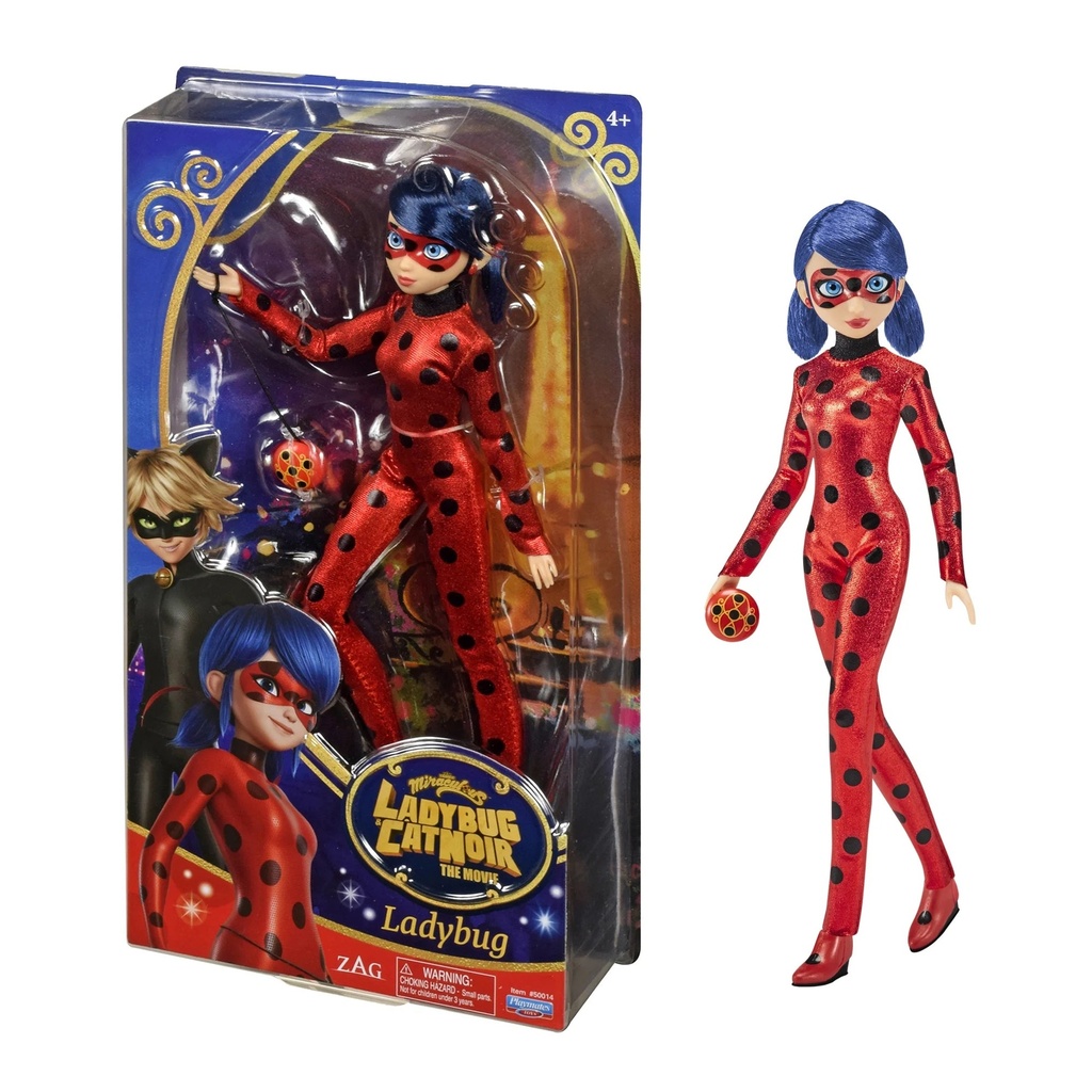Miraculous Ladybug & Cat Noir Movie Fashion Doll - Movie Ladybug Fashion Doll - 10.5" Fashion Doll with Movie Accessory