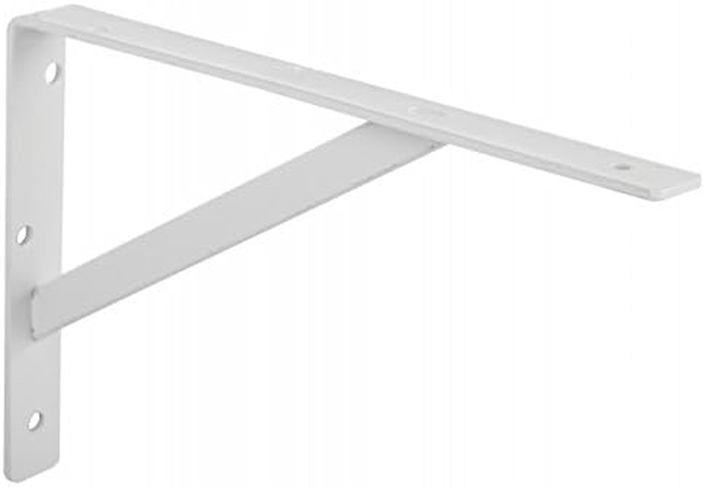 Knape & Vogt 208WH500 20" White Heavy Duty Shelf Brackets