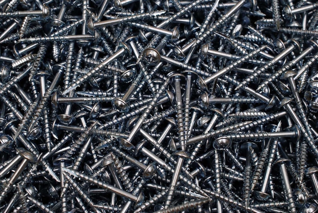 (600) Combo Drive Washer Head 8 X 1-1/2 Pocket Hole Type 17 Coarse Wood Screw #8
