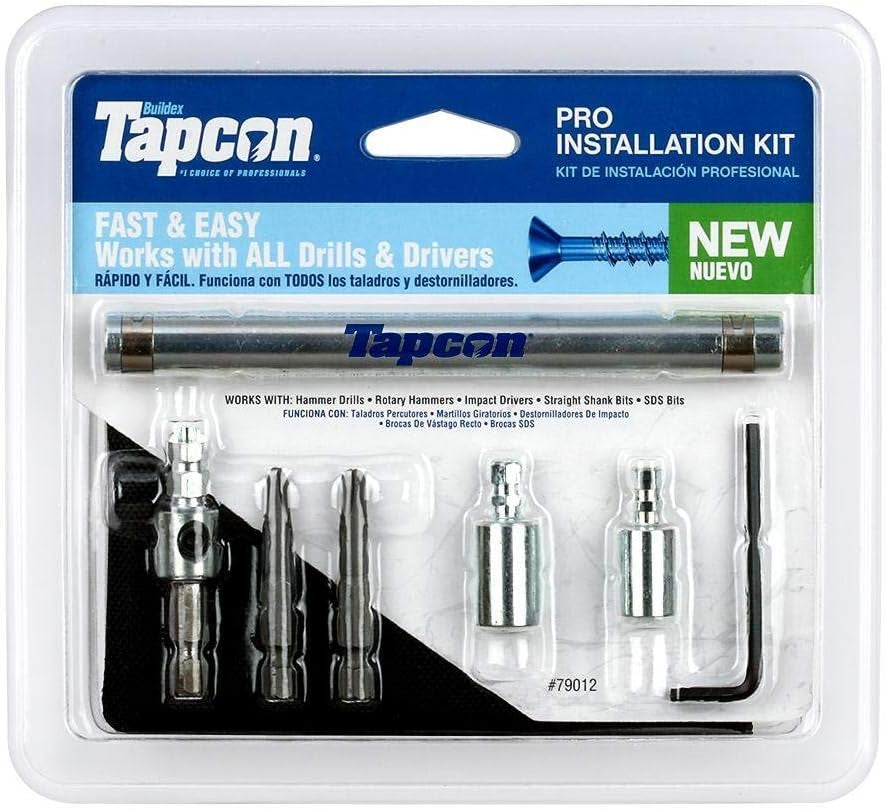 (2-Pack) Pro Installation Tool Kit for Tapcon Concrete Anchors