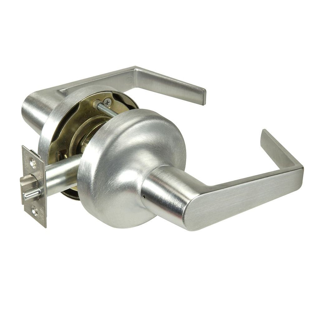 Yale Security AU 5301LN 626 2-3/4" Backset, 626 - Satin Chrome, Grade 2 Passage/Hall/Closet, Brass/Steel/Zinc/Stainless Steel