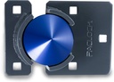 Paclock'S UCS-9A/775 Hasp and Puck Combo Kit, Buy American Act Compliant, High Security 6-Pin Cylinder, One Lock Keyed to a Number U-Pick! W/ 2 Keys, Blue Anod. Puck, Double Coated Grey Hasp