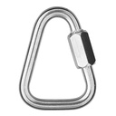 304 Stainless Steel Delta Quick Link 3/16" - Marine Grade Triangle, Chain Link Connectors, Threaded Screw Links (Pack of 10)