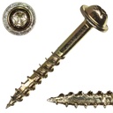 #9 X 1-1/2" Saberdrive Cabinet Screws 5 LB, Approx. 713 Pieces, Durable Wood Screws, Serrated Thread for Secure Fastening, Avoid Cam Out