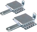 The ROP Shop | (2-Pack) Garage Door Slide Lock for 2" or 3" Track Cable Interior Latch Lever
