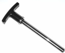 Sbds (Pack of 4) Magnetic Steel Pin, Tensile - 3/8" Dia Shaft 3-1/4" Locking Space - W/ Deluxe Aluminum T Knob | Universal Weight Stack Pin