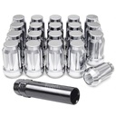 Ebbnflow Lug Nut Spline Drive Kit, 12X1.5 Thread Size, Chrome, 20 Pcs
