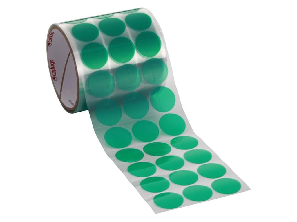 Caplugs PC-SH Series PC02000SQ - Powder Peel Green Discs, Squares, and Rectangles - Powder Coating, E-Coating, Anodizing, Square, Green Polyester, 2.000" X 2.000" (250 per Roll)