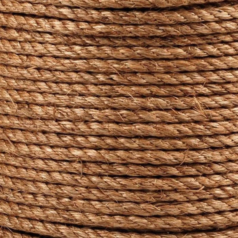 Twisted Manila Rope - Hercules Bulk Ropes (3/8"", 200, Foot), Brown